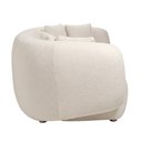 Ver imagem 6 de Sofá 3 Lugares Orgânico para Sala Living 180cm Sonata Bouclé Off White - Nexta Casa