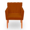 Ver imagem 4 de Kit com 2 Poltronas Cadeiras Elegante Confortável e Reforçada para Sala Carol Suede
