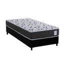 Ver imagem 1 de Cama Box Solteiro: Colchão Ortopédico Herval Compact Ag 65 - Ag Biello + Base Crc Suede Black (