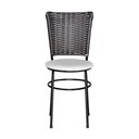 Ver imagem 5 de 6 Cadeiras para Mesa Preta Hawai Marrom Cor:branco