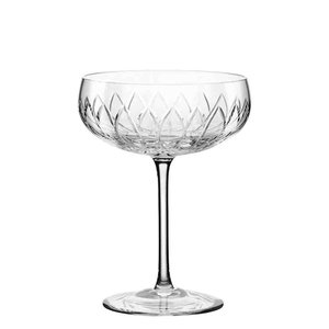Jogo 6 Taça Cristal M Ant 255ml Folha Strauss