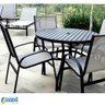 Mesa Outdoor Romana 70cm de Diâmetro Com ou Sem Furo Central e Estrutura Alumínio em Várias Cores -  - 5