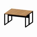 Ver imagem 2 de Plataforma de Trabalho 1,40 m X 1,20 m 2 Pessoas Design Industrial 100% MDF F5 Office Cor:Freijó