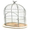 Ver imagem 2 de Gaiola Decorativa com Passaro no Topo 46cm
