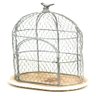 Gaiola Decorativa com Passaro no Topo 46cm - 2