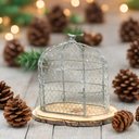 Ver imagem 3 de Gaiola Decorativa com Passaro no Topo 46cm