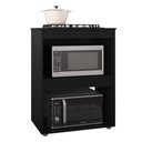 Ver imagem 2 de Balcão Cooktop Adriana 75 cm Preto Fosco - AJL