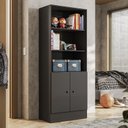 Ver imagem 2 de Armário Gamer 2 Portas Preto - Qmovi