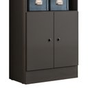 Ver imagem 3 de Armário Gamer 2 Portas Preto - Qmovi