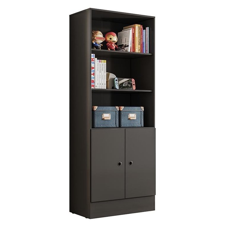 Armário Gamer 2 Portas Preto - Qmovi