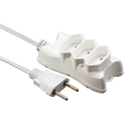 Extensão Elétrica Branca 2p 10a 10 Metros - 1