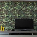 Ver imagem 2 de Papel de Parede Camuflagem Verde Militar-60x300cm