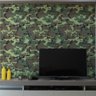 Papel de Parede Camuflagem Verde Militar-60x300cm - 2