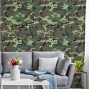 Ver imagem 3 de Papel de Parede Camuflagem Verde Militar-60x300cm