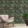 Papel de Parede Camuflagem Verde Militar-60x300cm - 1
