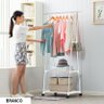 Organizador Arara Closet Cabideiro Roupas Sapatos Prateleira Organizaçao Decoraçao com Rodas - 4