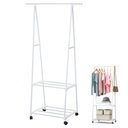 Ver imagem 1 de Organizador Arara Closet Cabideiro Roupas Sapatos Prateleira Organizaçao Decoraçao com Rodas