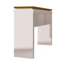 Ver imagem 5 de Aparador Luna Tampo Duplo em Tamburato | Artely:off White/cedro