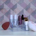 Ver imagem 3 de Organizador de Cosméticos Maquiagem Dello Compacto com 6 Divisórias Cristal