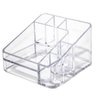 Organizador de Cosméticos Maquiagem Dello Compacto com 6 Divisórias Cristal - 1
