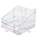 Ver imagem 2 de Organizador de Cosméticos Maquiagem Dello Compacto com 6 Divisórias Cristal