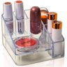 Organizador de Cosméticos Maquiagem Dello Compacto com 6 Divisórias Cristal - 4
