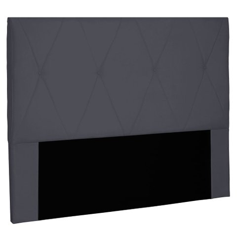 Cabeceira Solteiro 0,90m Aquilla Suede - Pallazio - Cinza