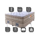 Ver imagem 3 de Cama Box King Colchão Ortofirm + Box 193x203x71 Double Face Espuma D33 Dourado