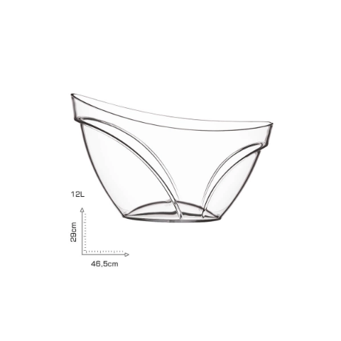 Champanheira Suprema PS Transparente - 78986337