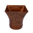 Ver imagem 1 de Vaso Planta Cachepô Quadrado Decorativo Anti Dengue 3,5L:Freijó