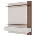 Ver imagem 1 de Painel Tv 65 Pol Suspenso 150cm Buriti Amêndoa-off White C05 Mpozenato