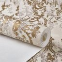 Ver imagem 1 de PAPEL DE PAREDE IMPORTADO ABSTRATO DOURADO