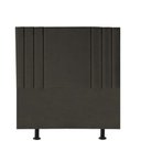 Ver imagem 3 de Cabeceira Estofada Grécia 100cm Solteiro para Cama Box Quarto Linho Marrom - Gat Magazine
