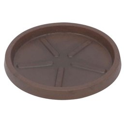 Prato Em Polietileno Para Vaso Redondo 24X3Cm Rusty - 3