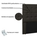 Ver imagem 3 de Cabeceira Verona para Cama Box Casal 140 Cm Corino - D’Rossi