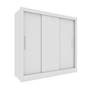 Ver imagem 2 de Guarda Roupa Casal 3 Portas Taiffa 190cm Yescasa Branco/Neve
