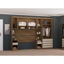 Ver imagem 2 de Guarda Roupa Casal Modulado 6 Portas e 6 Gavetas Veneza Avelã Pf-arenas Pf