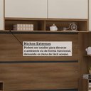 Ver imagem 7 de Guarda Roupa Casal Modulado 6 Portas e 6 Gavetas Veneza Avelã Pf-arenas Pf