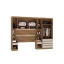 Ver imagem 5 de Guarda Roupa Casal Modulado 6 Portas e 6 Gavetas Veneza Avelã Pf-arenas Pf