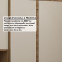 Ver mais imagens de Guarda Roupa Casal Modulado 6 Portas e 6 Gavetas Veneza Avelã Pf-arenas Pf