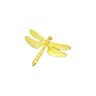 Anel de Guardanapo Metal 4 Peças Libélula Dourado Rafimex - 1