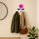 Ver imagem 5 de Cabideiro de Parede Cabide para Toalha 1 Gancho Flor Rosa