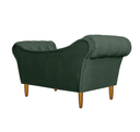 Ver imagem 3 de Namoradeira Recamier Sofá Decorativo 02 Lugares Dubai Suede Verde - Incasa Decor