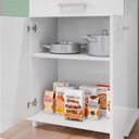 Ver imagem 2 de Balcão de Cozinha 65cm Isis 2 Portas Branco - Nicioli