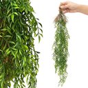 Ver imagem 4 de Pendente de Capim Artificial Premium 75cm Verde Realista para Decoração Sofisticada