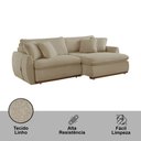 Ver imagem 5 de Sofá Cama Retrátil e Reclinável Inova 270 Cm Braço 15 Cm Meu Sofá Online