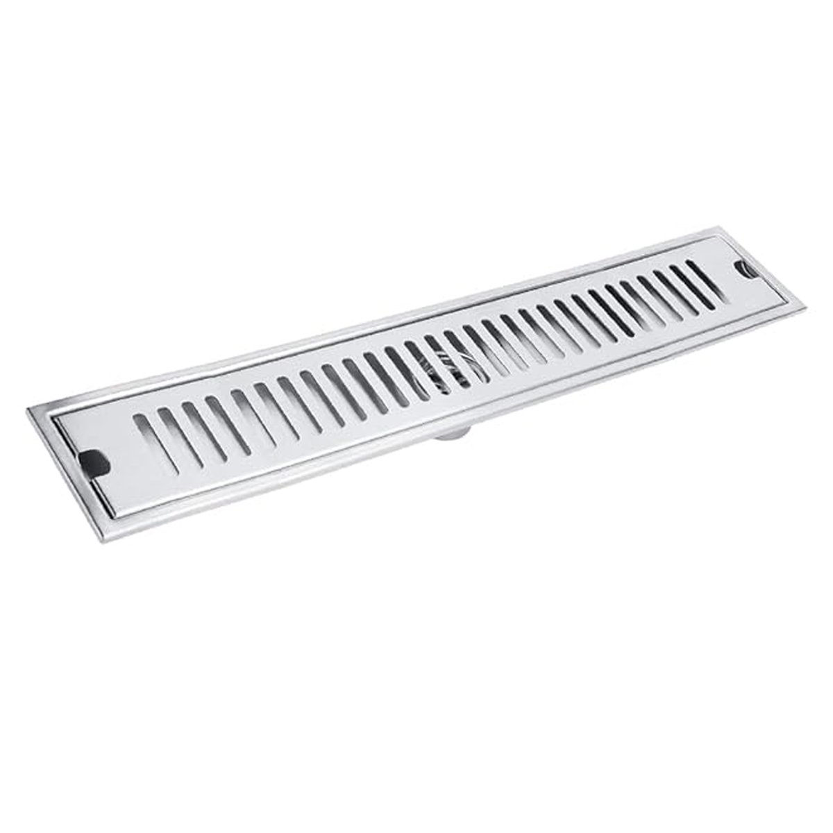 Ralo Linear 50cm Inox Anti Odor Anti Inseto Banheiro Area Externa Lavabo Quintal Higienico Seguro Re - 17