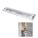 Ver imagem 1 de Ralo Linear 50cm Inox Anti Odor Anti Inseto Banheiro Area Externa Lavabo Quintal Higienico Seguro Re