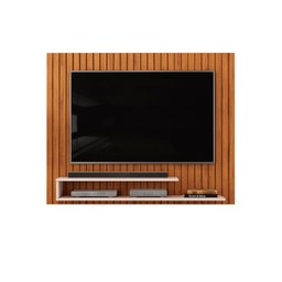 Painel para Tv até 55 Polegadas com Nichos Dj Móveis Ripe Freijó Off White - 3