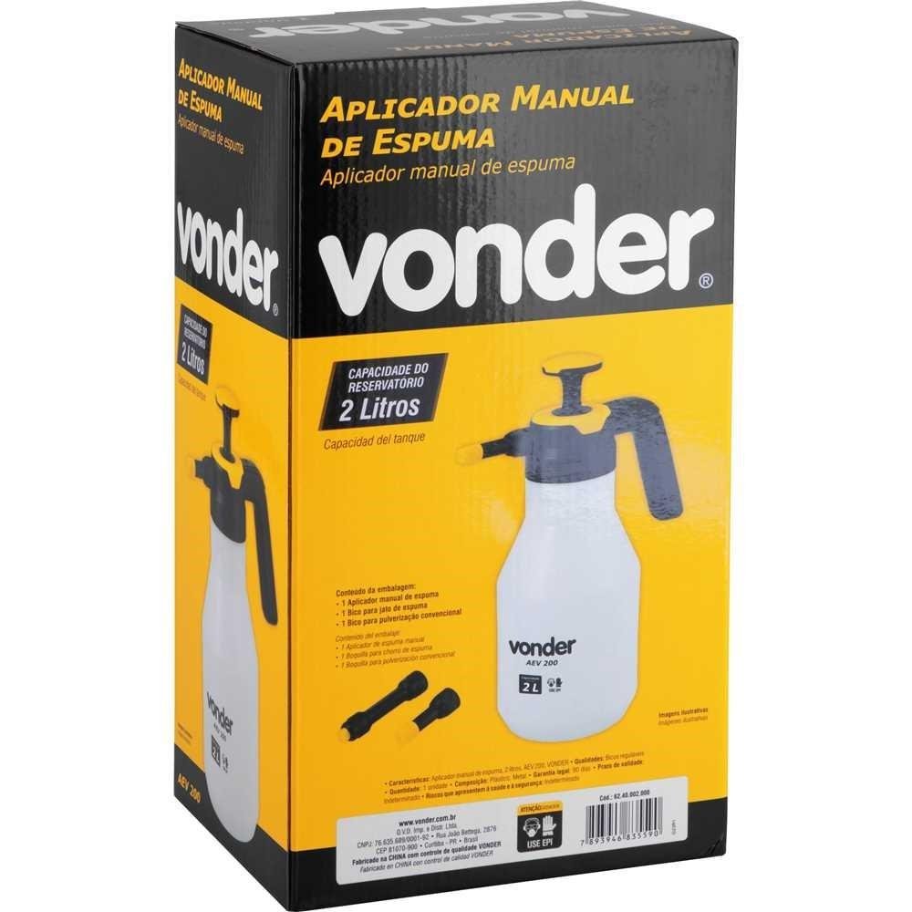 Aplicador Manual de Espuma 2 Litros Aev200 Vonder - 10